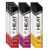 Celsius Heat On-The-Go Performance Energy Powder Stick Variety Packets (4 of Each Flavor - Pack of 12)