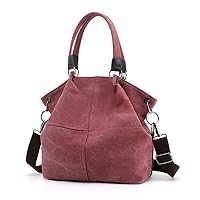 New Crossbody Bags for Women Canvas Tote Purses Ladies Designer Messenger Women Handbags Fashion Shoulder Cloth Purse-Purple