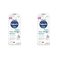 Hyland's Kids Natural Pain Relief Relieves Muscle Aches Headache Minor Joint Pain and Toothache Grape Flavor, 4 Fl Oz (Pack of 2)