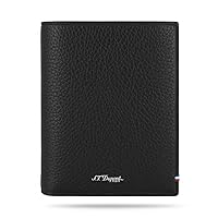 S.T.Dupont Neo Capsule Grained High Billfold 7 Card Long Wallet - Black