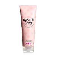 Pink Warm and Cozy Fragrance Lotion, Notes of Soft Vanilla, Toasted Coconut and Passionfruit, Warm and Cozy Collection (8 oz)