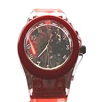 Star Wars Analog-Quartz Watch with Silicone Strap, red, 20 (Model: DAR3653)