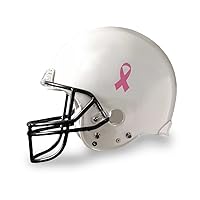 Breast Cancer Awareness Football Helmet Decals - Pink Ribbon Decals for Breast Cancer Awareness (25 Decals)