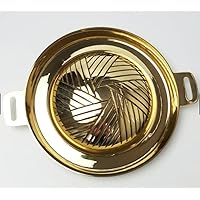 Brass Korean frying pan, molded size 28 cm, 30 cm. (30 CM)