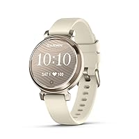 Garmin Lily 2, Small and Stylish Smartwatch, Hidden Display, Patterned Lens, Up to 5 Days Battery Life, Coconut