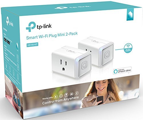 Kasa Smart WiFi Plug Mini by TP-Link – Smart Plug, No Hub Required, Works with Alexa and Google (HS105 KIT)