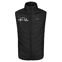 Unisex Heated Vest, Electric Lightweight Heated Vest For Men Women,11 Heating Zones Winter Thermal Heating Jackets
