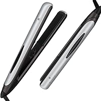 Ceramic Flat Iron Smooth & Straighten hair or create loose, beachy waves and 248 ℉-446℉ Heat Settings for All Hair Types, 1 Inch Straightening Iron for Quicker Styling