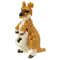 Nanoblock - Animals - Kangaroo, Nanoblock Collection Series Building Kit