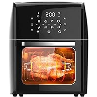 Electric Air Fryer Oven Cooker with Temperature Control, Non-Stick Fry Basket, Auto Shut Off Feature, 1800-Watt, 10Qt,