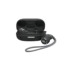 JBL Refect Aero - True Wireless Noise Cancelling Active Earbuds, 6 mics for Perfect Calls with VoiceAware, Extreme dustproof & Waterproof, Comfortable, Secure fit, 24hr with Fast-Charging (Black)