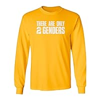 There are Only 2 Genders Conservative Papa Grandpa Long Sleeve T-Shirt