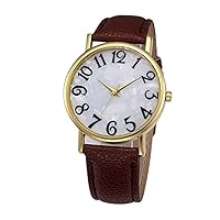 Faux Marble Face Leather Watches Fashion Geneva Watches Casual Watches Watch Straps, Imitation Marble face Belt Watch