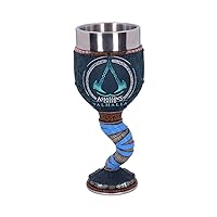 Nemesis Now B5336S0 Officially Licensed Assassins Creed Valhalla Viking Game Goblet, Resin w. Stainless Steel