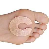 Chiroplax C-Shaped Felt Callus Cushion Pads Protector Rubbing Pain Relief Forefoot Metatarsal | 3/16