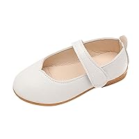 Summer and Autumn Fashion Cute Girls Casual Shoes Round Toe Solid Color White Flat Bottom Lightweight Girls Suede