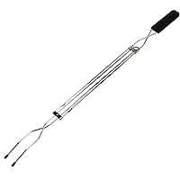 Chef Craft Select Marshmallow Roasting Stick or Meat Fork, 31 inches in Length, Black
