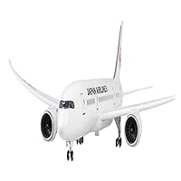 Scale Model Airplane 1/130 Scale for B787 Aircraft Aviation Model W Lights and Wheels Scale Alloy Model Transport Aircraft Alloy Metal Model