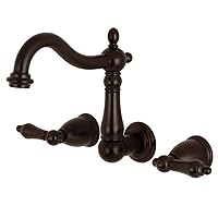 Kingston Brass KS1255AL Heritage Bathroom Faucet, Oil Rubbed Bronze