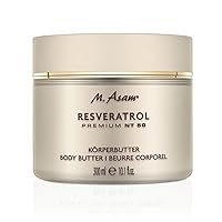 M. Asam Resveratrol Premium NT50 Body Butter – Anti-aging Body Cream strengthens the skin’s protective barrier - Moisturizer for a firm & smooth appearance, 10.1 Fl Oz