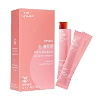 OPSKIN Teen Collagen Grape Fruit Flavored Collagen Supplements Gummy Easiest Eating Collagen Supplement for K Beauty Skin and Hair with Vitamin C (14)