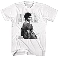 Aretha Franklin T Shirt Black & White Photo Adult Short Sleeve T Shirts Vintage Style Graphic Tees