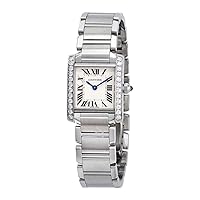 Cartier Tank Francaise Silver Dial Ladies Watch W4TA0008