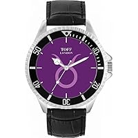 Purple Taurus Mens Wrist Watch 42mm Case Custom Design