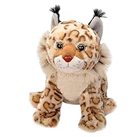 Wild Republic Bobcat Plush, Stuffed Animal, Plush Toy, Gifts for Kids, Cuddlekins 12 Inches