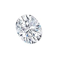 Mois Loose Moissanite 1-100 Carat, Real Colorless Diamond, VVS1 Clarity, Oval Cut Egg Shape Brilliant Gemstone for Making Engagement/Wedding/Ring/Jewelry/Pendant/Earrings/Necklaces