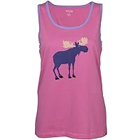 Raspberry Moose Women's Pajama Tank Top
