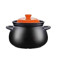 Clay Casserole Pot Terracotta Stew Pot Ceramic Casserole - A Must-Have Kitchen, Durable, Easy to Clean, Multiple Sizes to Choose from-Capacity 6L_and