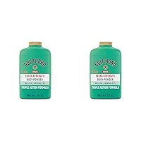 Medicated Talc-Free Extra Strength Body Powder, 10 oz., for Cooling, Absorbing Itch Relief (Pack of 2)