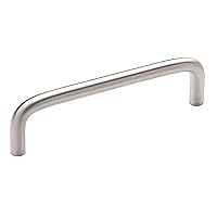 Amerock | Cabinet Pull | Brushed Chrome | 4 inch (102 mm) Center to Center | Everyday Heritage | 1 Pack | Drawer Pull | Drawer Handle | Cabinet Hardware