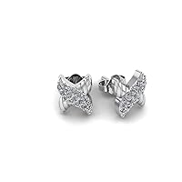 Natural Gemstone 925 Sterling Silver Minimal Stud Earrings For Women & Girls | Natural Gemstones | Valentine's Gift