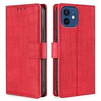 MojieRy Phone Cover Wallet Folio Case for Sony Xperia XA2, Premium PU Leather Slim Fit Cover for Xperia XA2, 3 Card Slots, Good Design, Red
