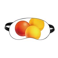 Orange Pill Health Care Products Pattern Sleep Eye Shield Soft Night Blindfold Shade Cover