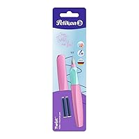 Twist Fountain Pen with 2 Ink Cartridges, Medium Nib, Sweet Lilac, Blister Card (814911)