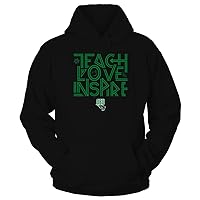 FanPrint Oklahoma Baptist Bison - Teach Love Inspire - Graphic Design Gift T-Shirt