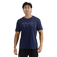 TYR USSTMC3A401XXL Unisex S/S Tee Navy XXL