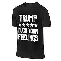 2024 Fuck Your Trump Feelings T-Shirt Short Sleeve Sports T Shirt Mans Cotton T-Shirt
