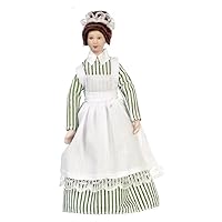 Melody Jane Dolls Houses House Miniature Porcelain People Victorian Woman Lady Servant Maid Cook