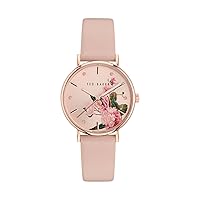 Ted Baker Ladies Pink Eco Genuine Leather Strap Watch (Model: BKPPHF3079I)