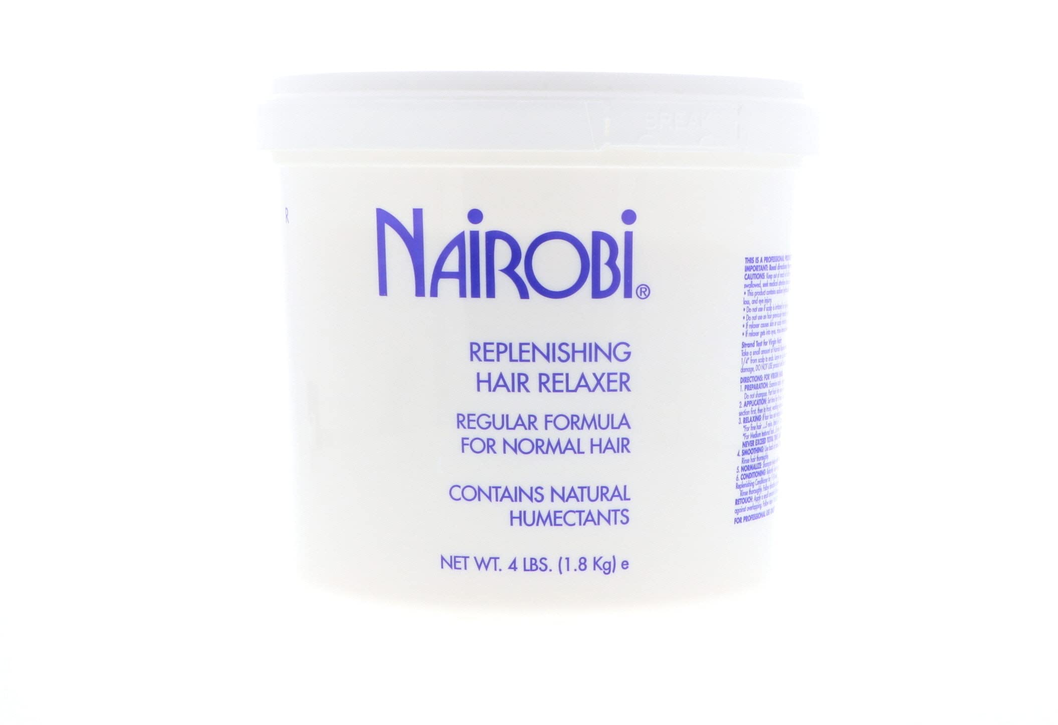 Nairobi Replenishing Hair Relaxer Regular Formula For Normal Hair Unisex, 64 Ounce