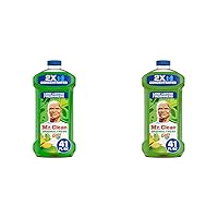 Mr. Clean 2X Concentrated Multi Surface Cleaner with Gain Original Scent, All Purpose Cleaner, 41 fl oz (Pack of 2)
