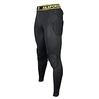 Men's Padded Compression Pants Quick Drying Tight Protective