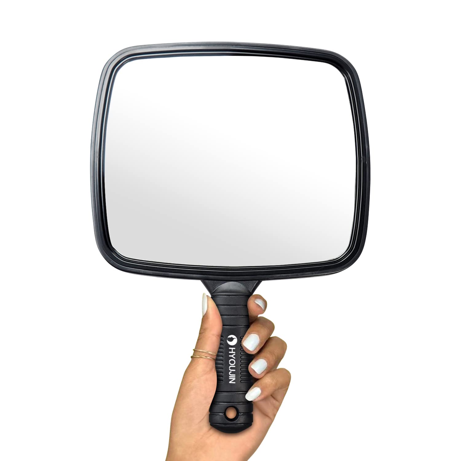 HYOUJIN Hand Mirror Handheld Mirror Hand Held Mirror Big Mirrors(7.9