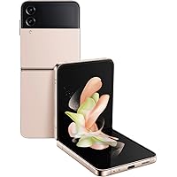 SAMSUNG Galaxy Z Flip 4 Factory Unlocked SM-F721U1 256GB Pink Gold (Renewed)