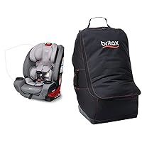 Britax One4Life Convertible Infant Car Seat, 10 Years of Use from 5 to 120 Pounds & Car Seat Travel Bag with Padded Backpack Straps | Water Resistant + Built-in Wheels