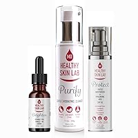 Pigment Reducer Bundle | Gentle Facial Cleanser, Anti-Aging Serum, & Tinted Moisturizer with SPF 50